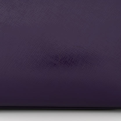 Prada Saffiano Vernice Pyramid Bag Viola Talco 11 of 11