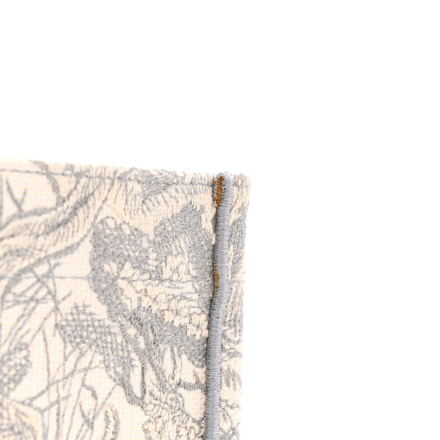 Canvas Embroidered Medium Dioriviera Toile De Jouy Book Tote Gray
