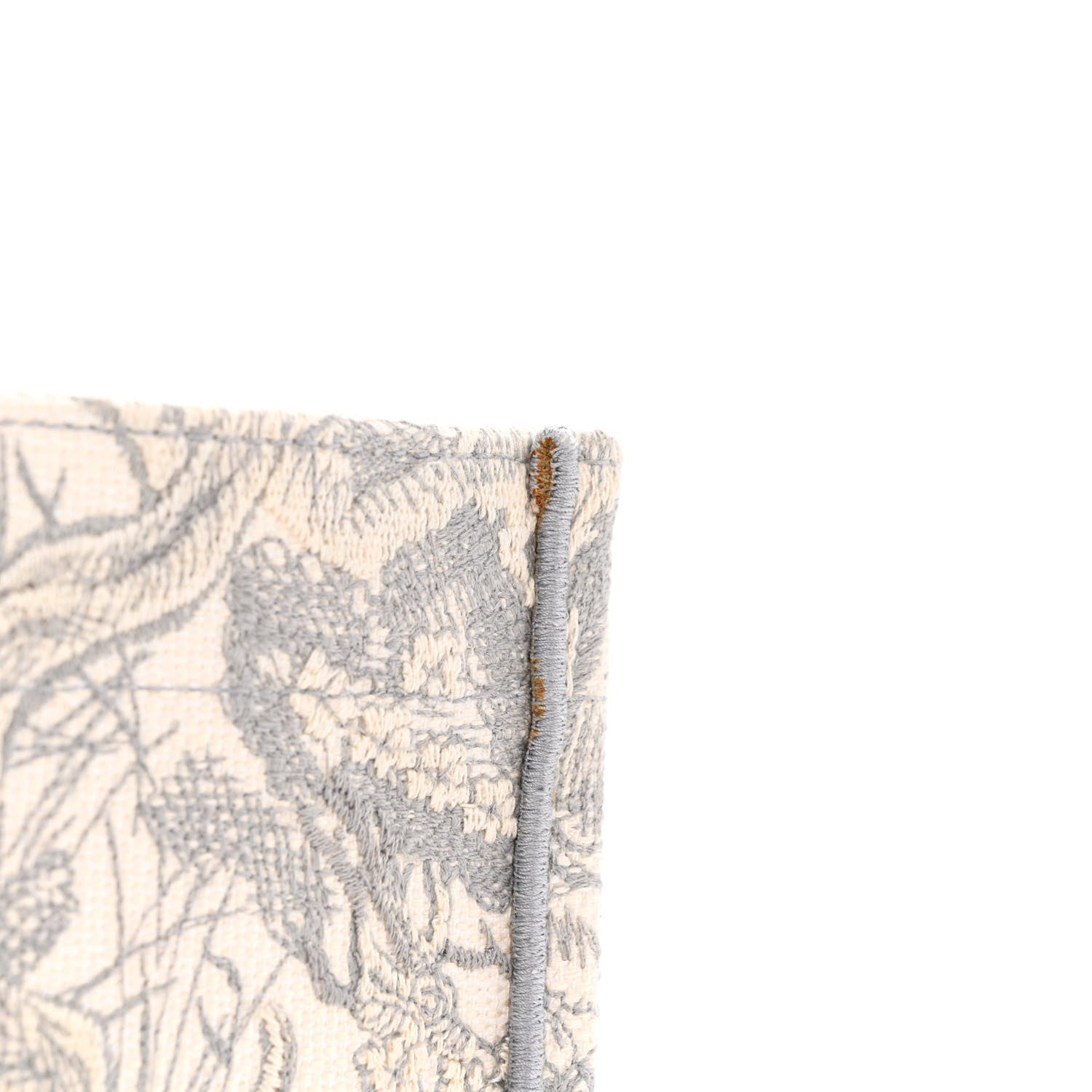 Christian Dior Canvas Embroidered Medium Dioriviera Toile De Jouy Book Tote Gray 12 of 14