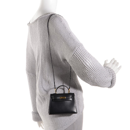 Hermes Box Mini Kelly 15 Black 2 of 19