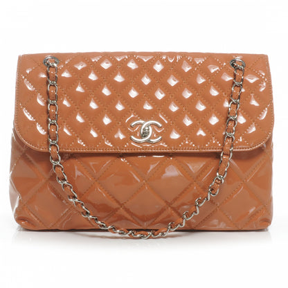 Chanel Vinyl Quilted In the Business Flap Bag Salmon 1 of 8