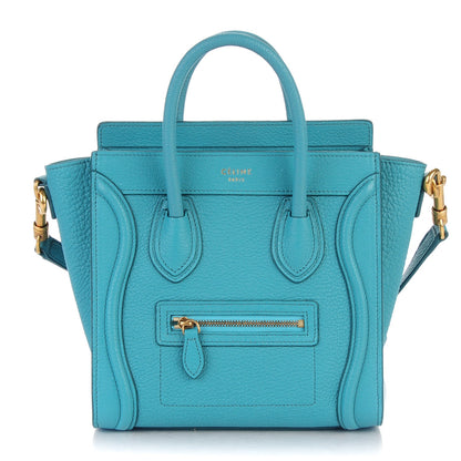 Celine Goatskin Nano Luggage Antarctic 1 of 8