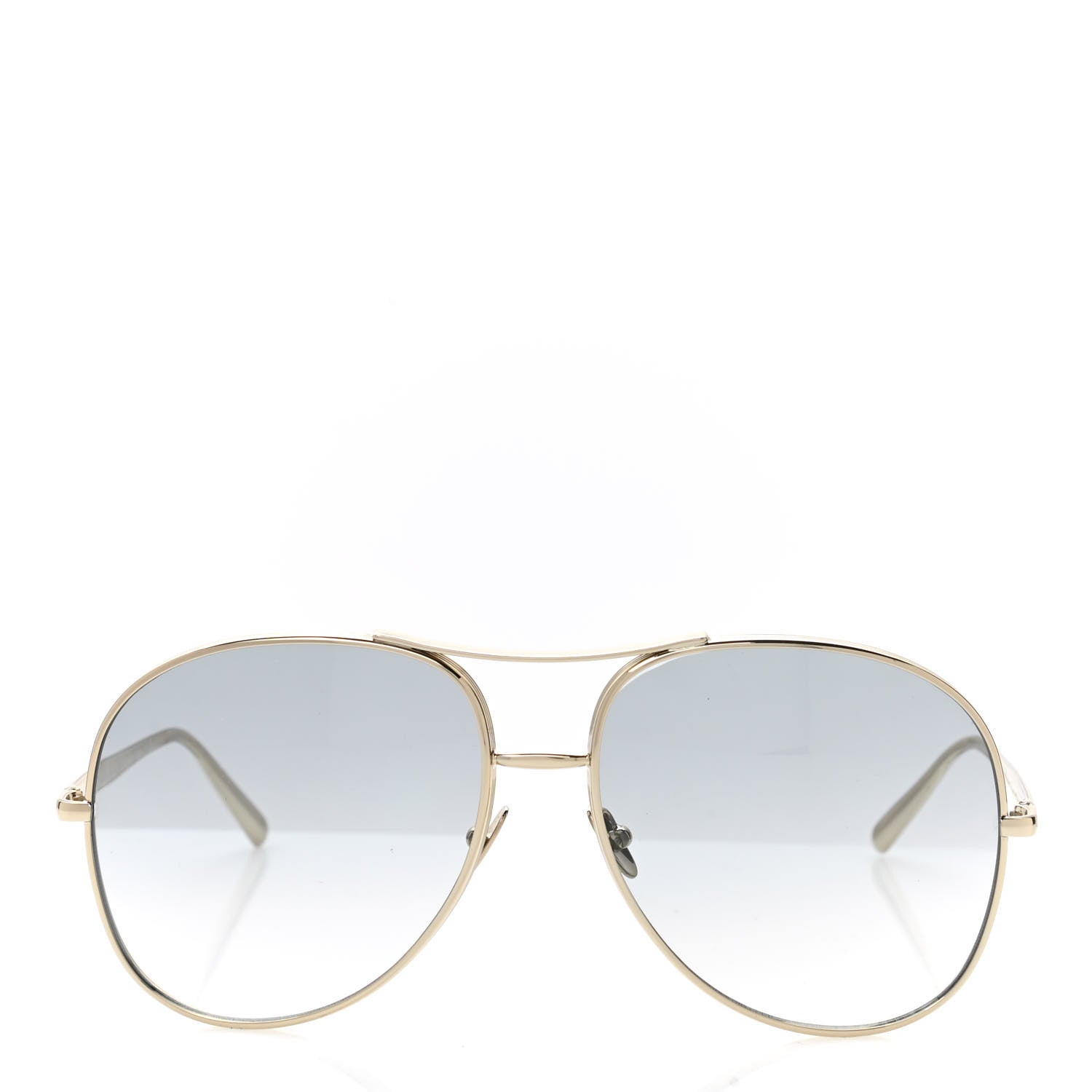Chloe Metal Aviator Sunglasses CE127S Gold 2 of 7