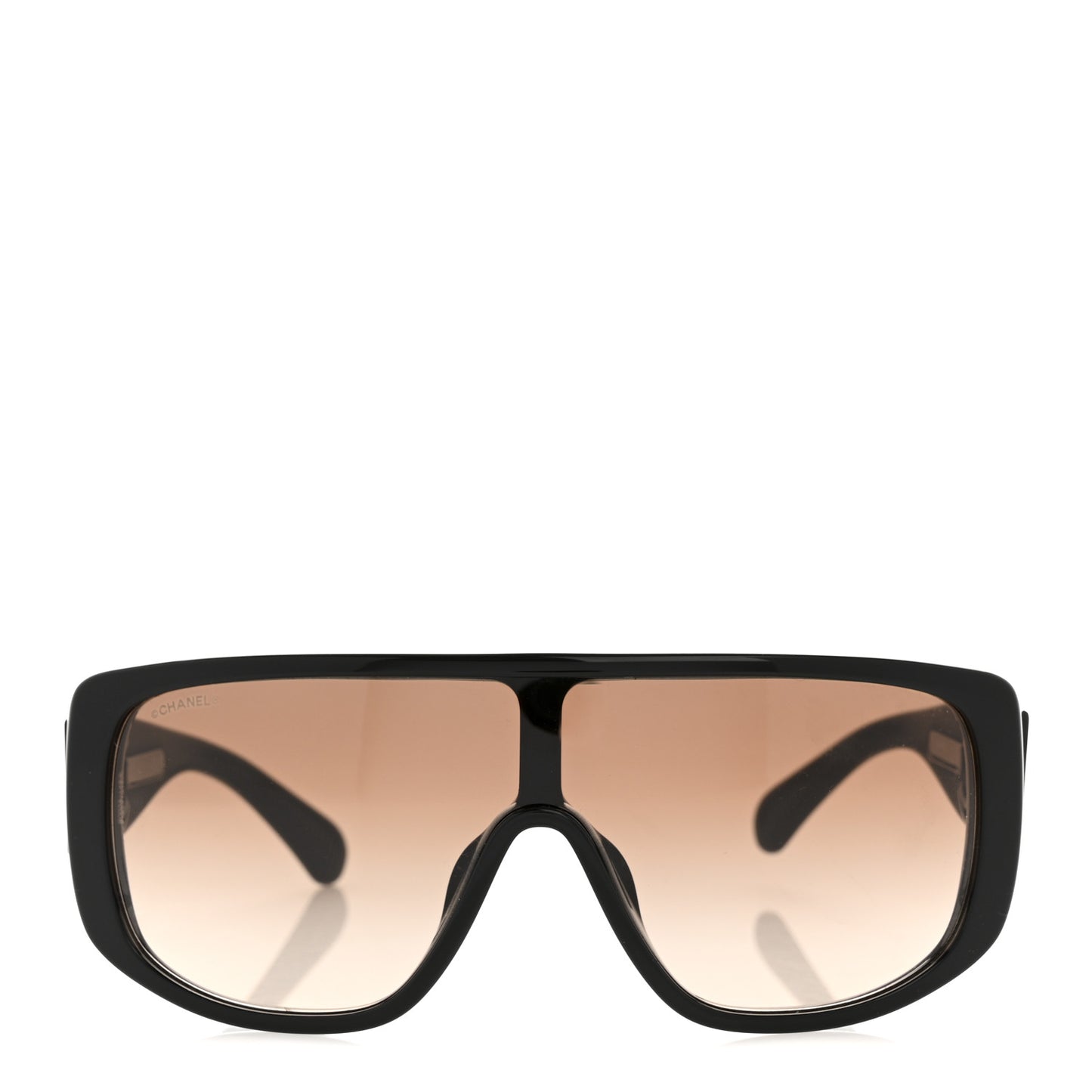 Acetate Shield Sunglasses 5495A Black
