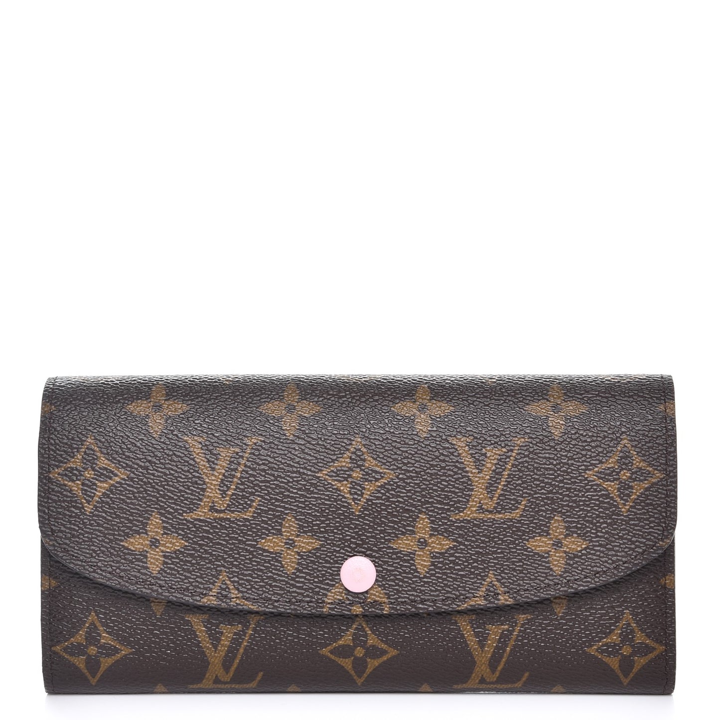 Monogram Emilie Wallet Rose Ballerine