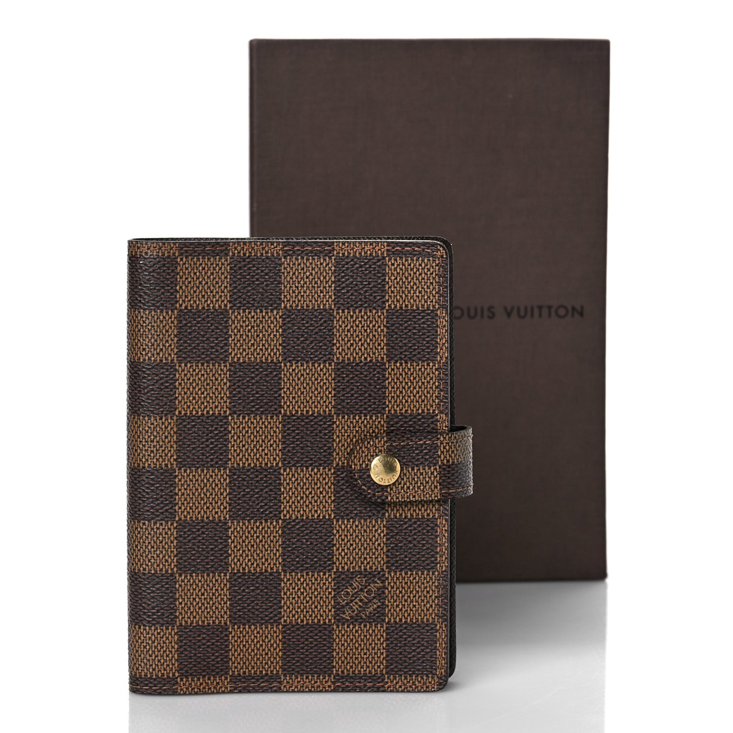 Damier Ebene Small Ring Agenda Cover