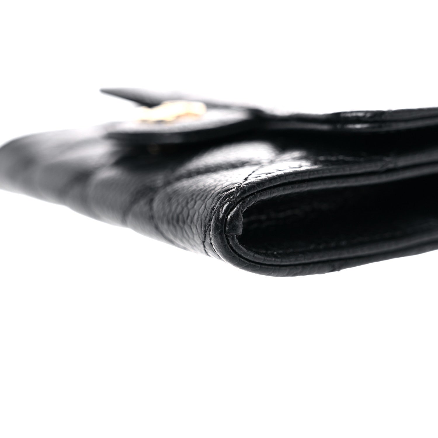 Chanel Caviar Quilted Flap Card Holder Wallet Black 13 of 19