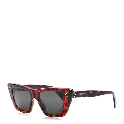 Celine Acetate Cat Eye Sunglasses CL40187I Dark Havana 1 of 7