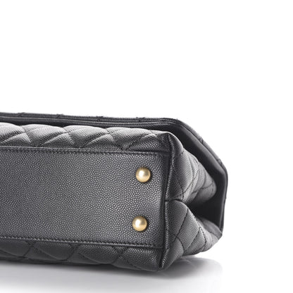 Chanel Caviar Quilted Mini Coco Handle Flap Black 6 of 9
