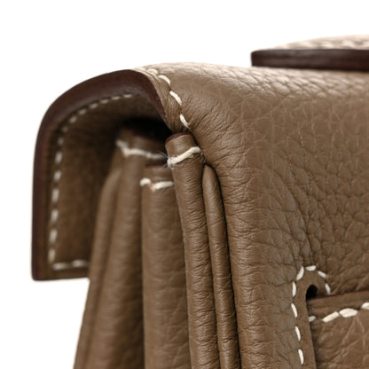 Hermes Togo Kelly Retourne 32 Etoupe 13 of 15