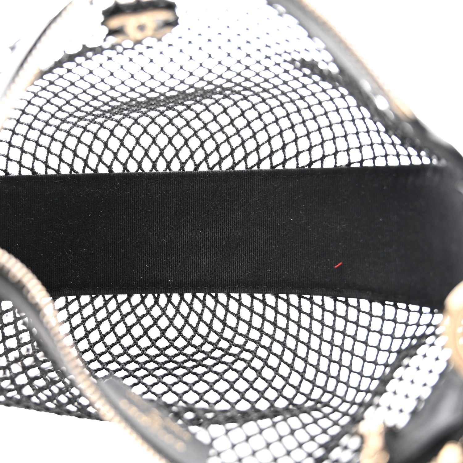 Chanel Mesh Shiny Lambskin Chain Hobo Black 6 of 13