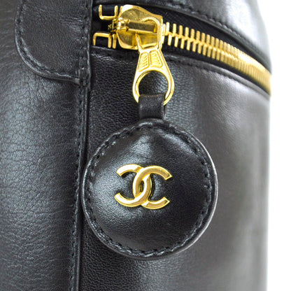 Chanel Lambskin Vanity Cosmetic Bag Black 4 of 10