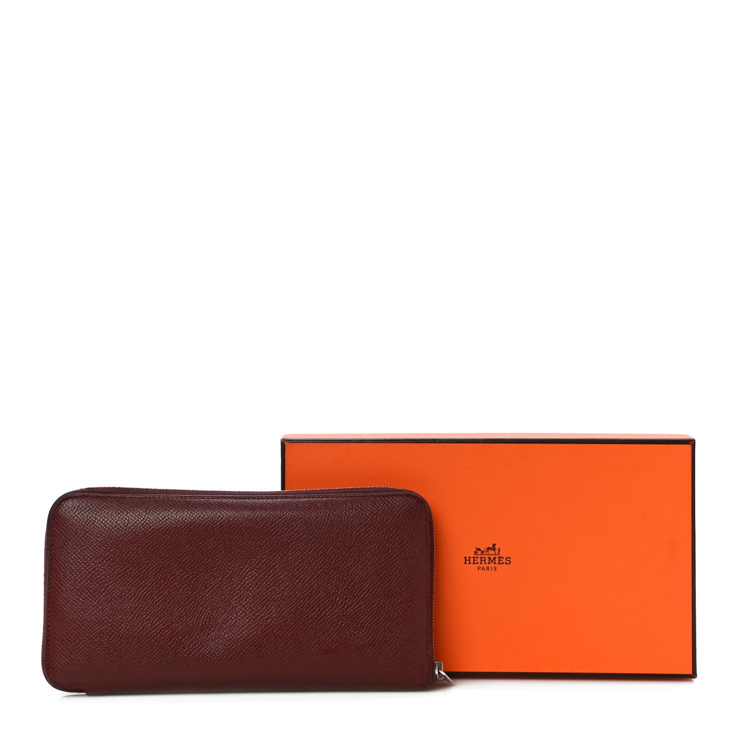 Hermes Epsom Silk'In Wallet Bordeaux 20 of 20
