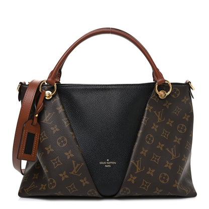 Louis Vuitton Monogram V Tote MM Black 1 of 12