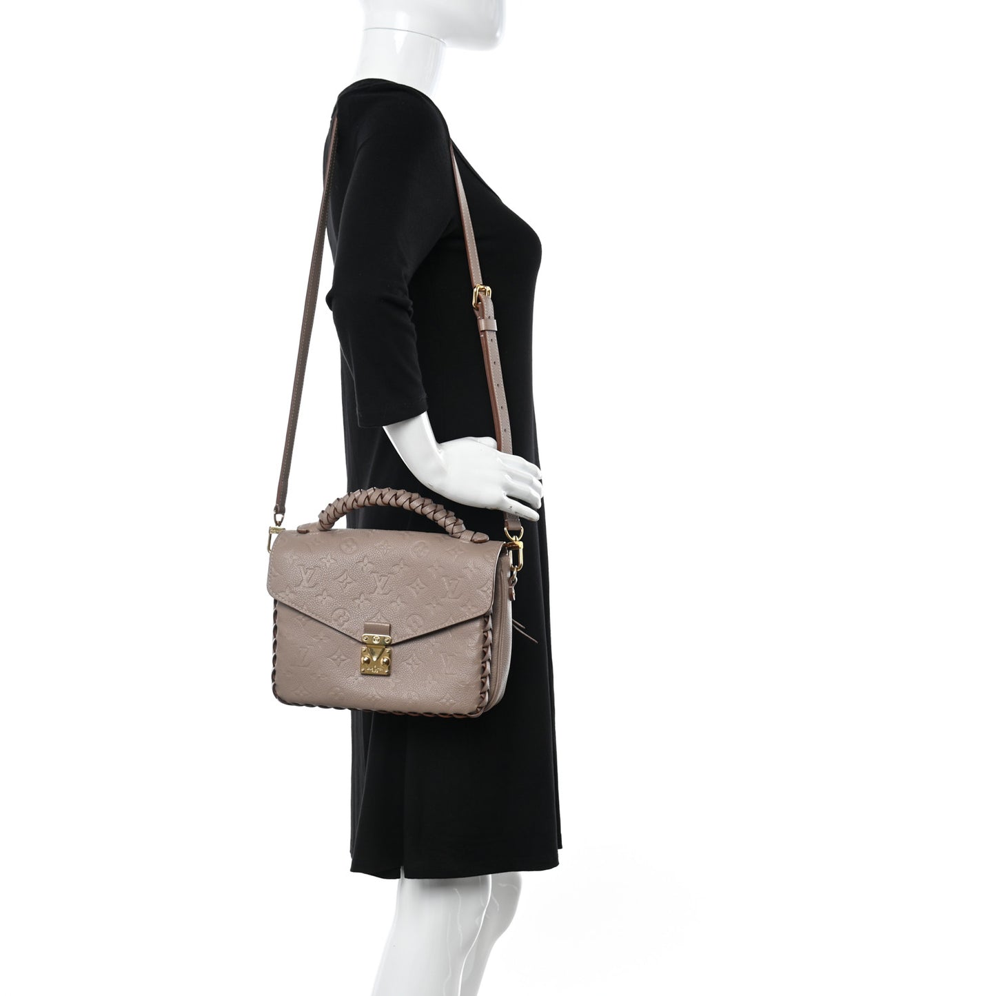 Empreinte Braided Pochette Metis Vison
