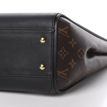 Louis Vuitton Calfskin Monogram Kimono Tote Black 10 of 12