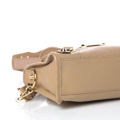 Balenciaga Chevre Gold Metallic Edge Hardware Mini City Beige Oryx 9 of 10