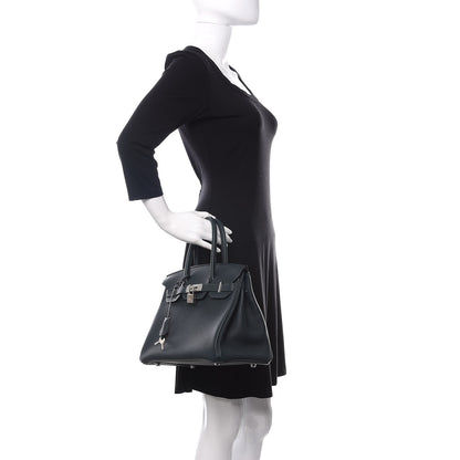 Hermes Togo Birkin 30 Vert Cypress 2 of 11