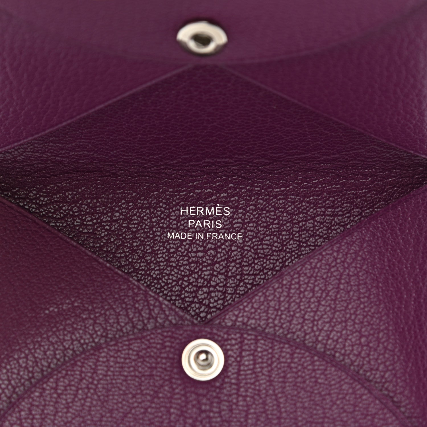 Hermes Chevre Mysore Calvi Card Case Anemone 6 of 7