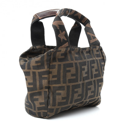 Fendi Fabric FF 1925 Mini Cosmetic Bag Tobacco 3 of 9