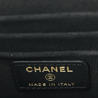 Chanel Lambskin Quilted Polly Pocket East West Top Vanity With Chain Black 6 of 10