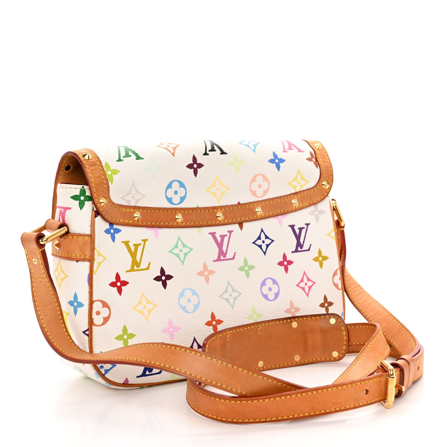 Louis Vuitton Monogram Multicolor Sologne White 2 of 8