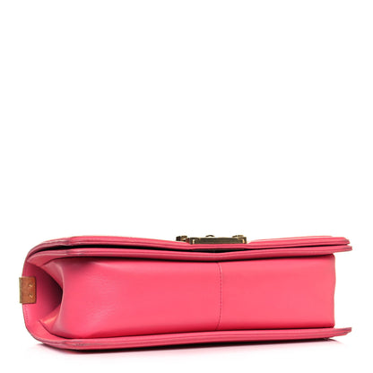 Chanel Calfskin Quilted Medium Boy Flap Pink 3 of 13