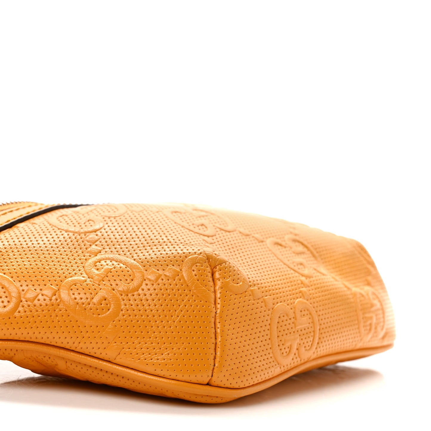 Calfskin GG Tennis Embossed Belt Bag Crop