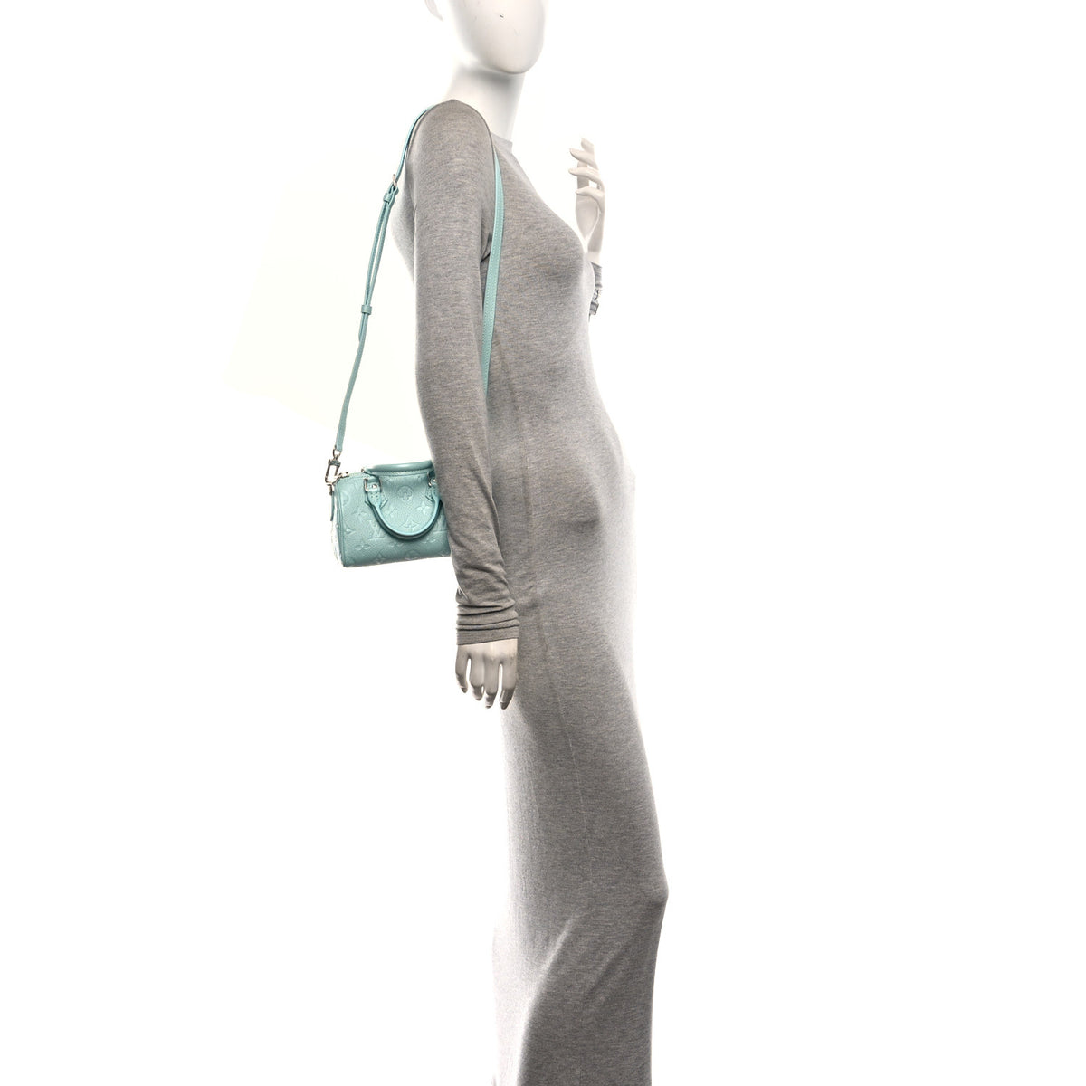 Louis Vuitton Empreinte Monogram Nano Speedy Pearly Lagoon Turquoise 2 of 9