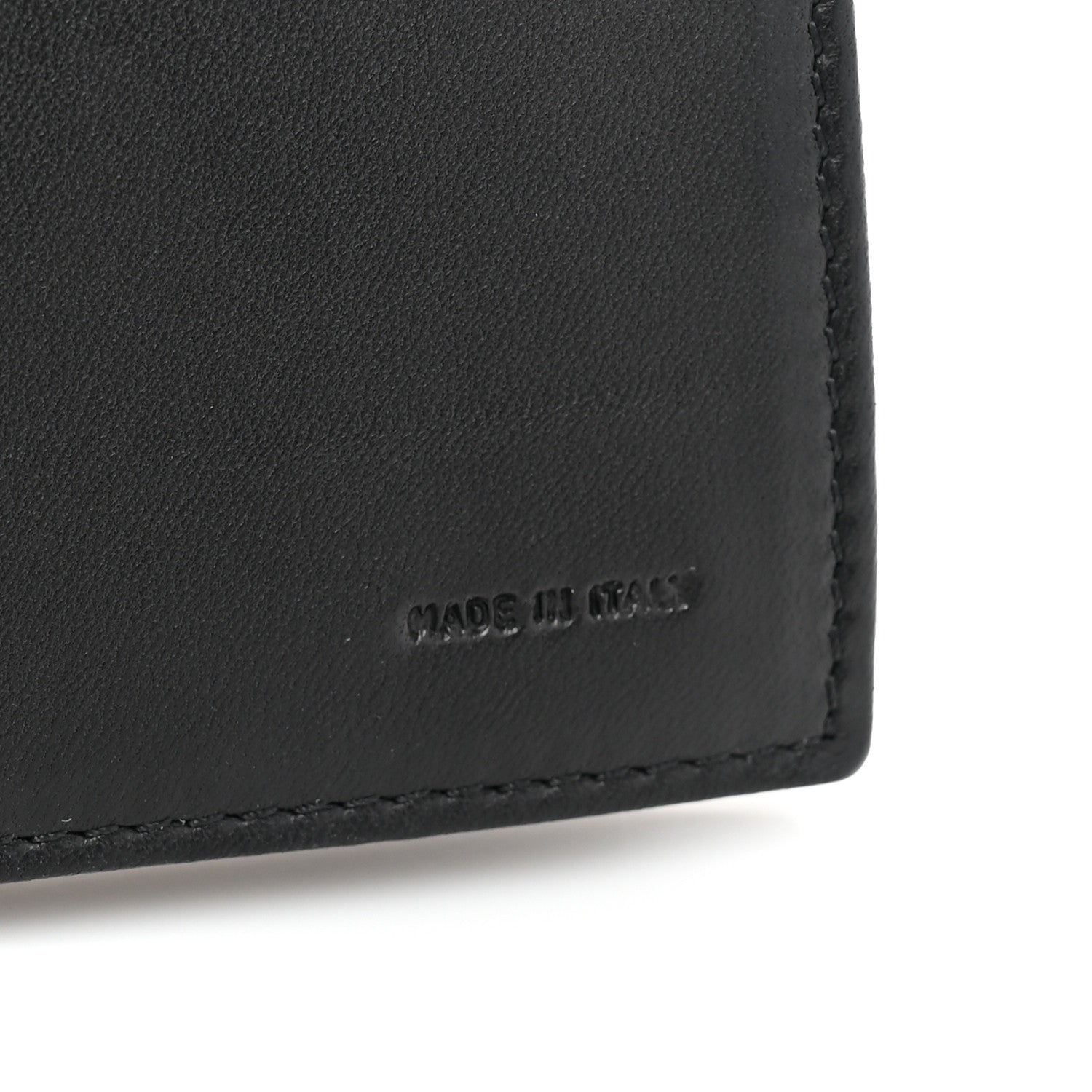 Fendi Nappa Logo Embossed Long Wallet On Chain Black 9 of 12
