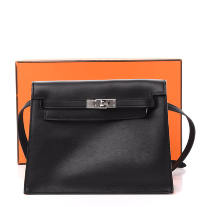 Hermes Evercolor Kelly Danse II Belt Bag Black 13 of 13