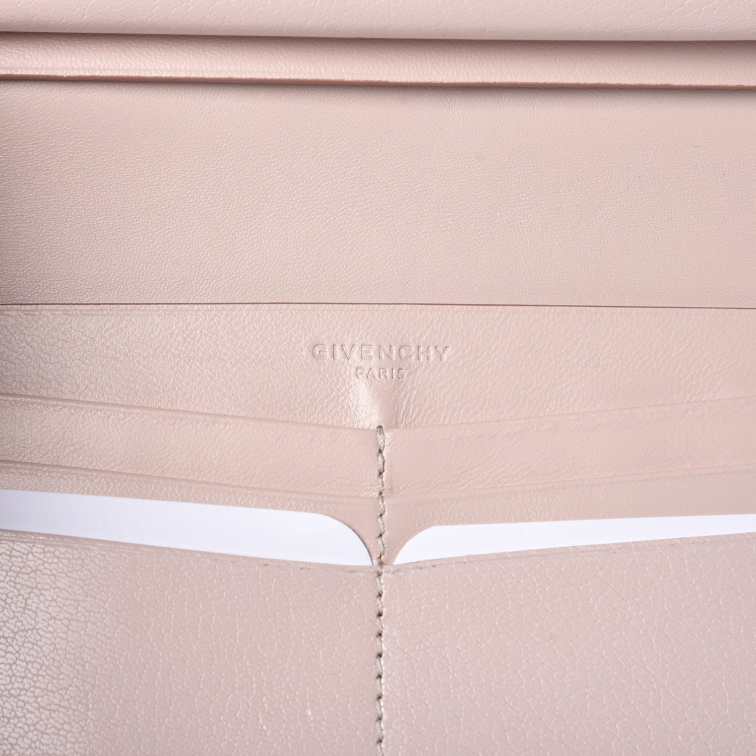 Givenchy Goatskin Quilted GV3 Long Wallet Pink 6 of 12