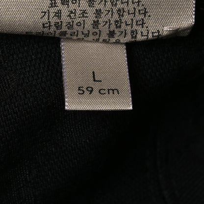 Gucci Wool Nylon GG Monogram Reversible Bucket Hat L Black Grey 15 of 18