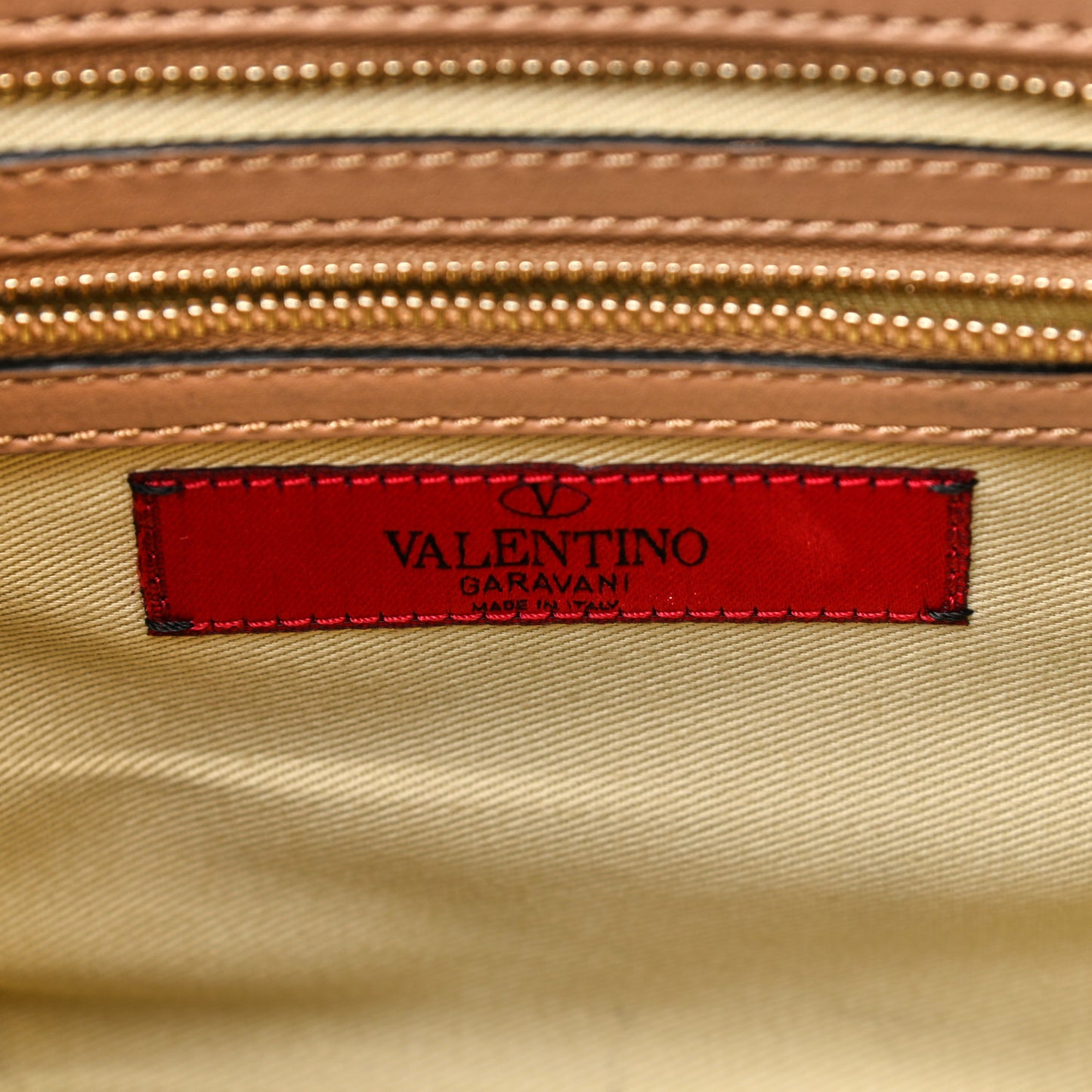 Vitello Small Rockstud Double Handle Tote Alpaca