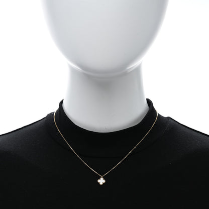 Van Cleef & Arpels 18K Yellow Gold Mother of Pearl Sweet Alhambra Pendant Necklace 2 of 4