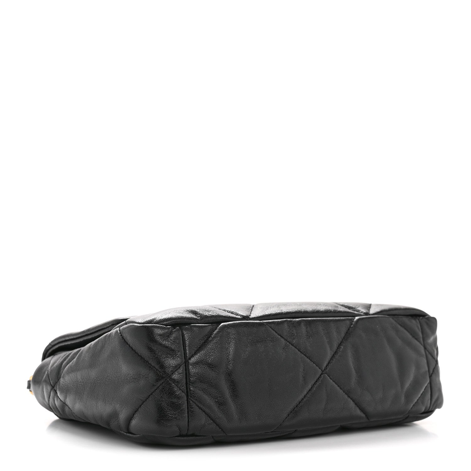 Chanel Goatskin Quilted Medium Chanel 19 Flap Black 4 of 14
