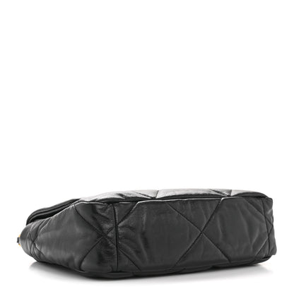 Chanel Goatskin Quilted Medium Chanel 19 Flap Black 4 of 14
