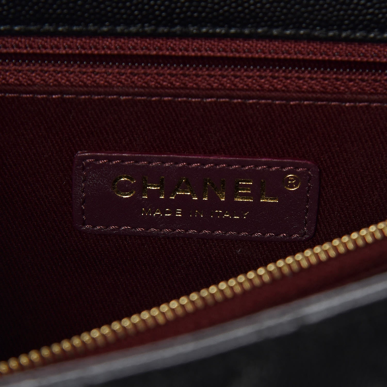 Chanel Caviar Quilted Medium Coco Handle Flap Black 8 of 10