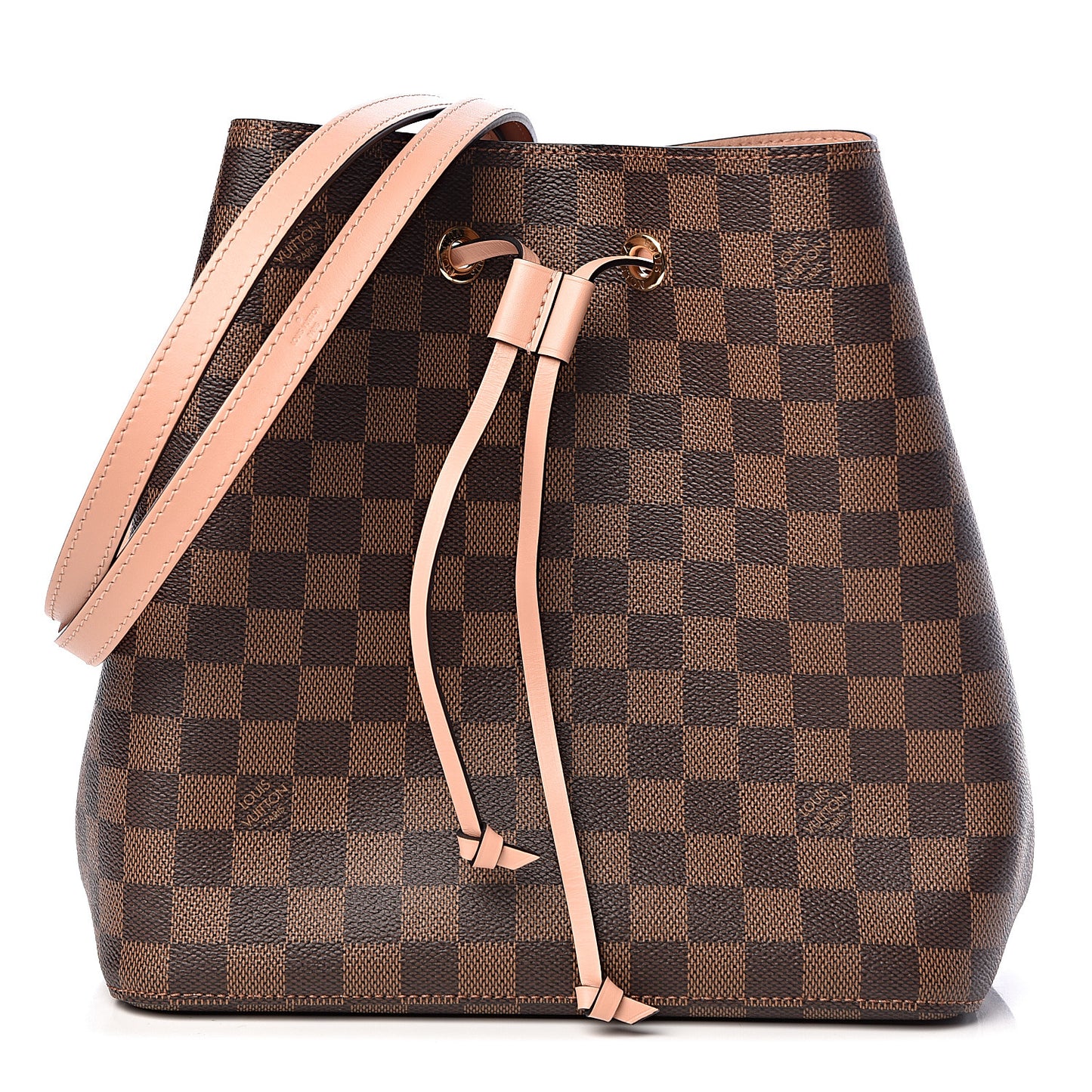 Damier Ebene Neonoe MM Venus Pink