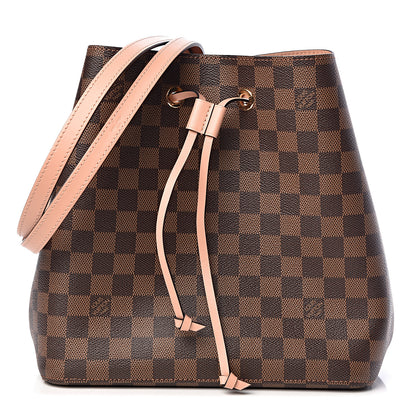 Louis Vuitton Damier Ebene Neonoe MM Venus Pink 2 of 10