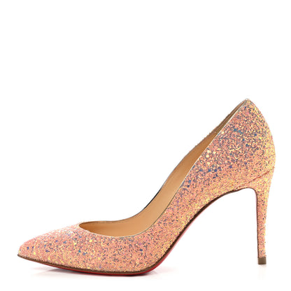 Christian Louboutin Glitter Pigalle Follies Dragonfly 85 Pumps 36.5 Pompadour 1 of 7
