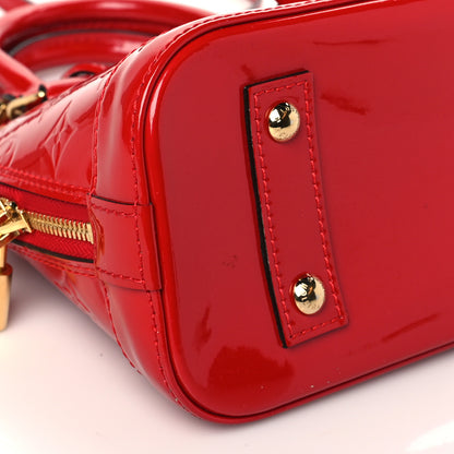 Louis Vuitton Vernis Alma BB Cherry 9 of 10