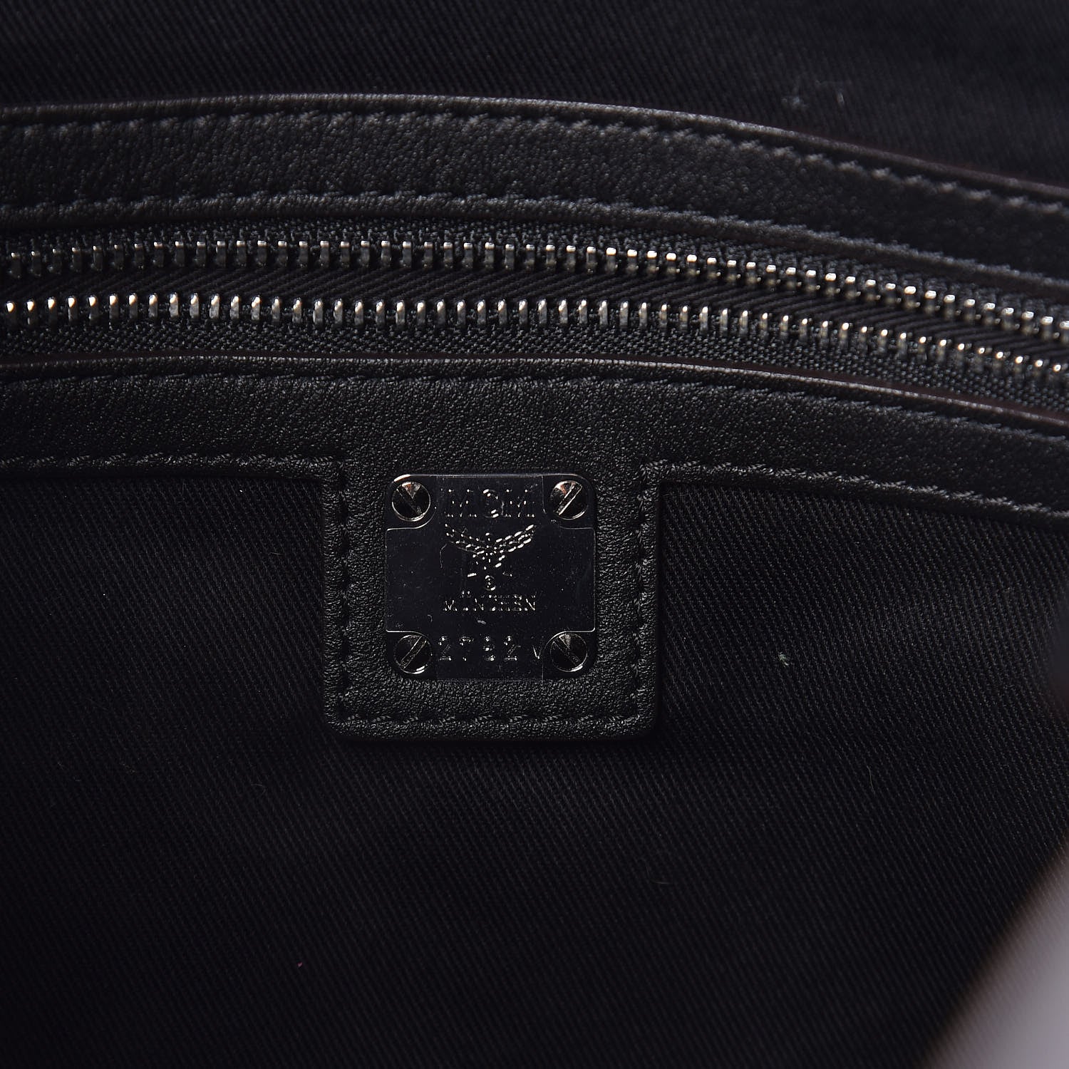 MCM Calfskin Ottomar Monogram Large Klara Hobo Black 6 of 9