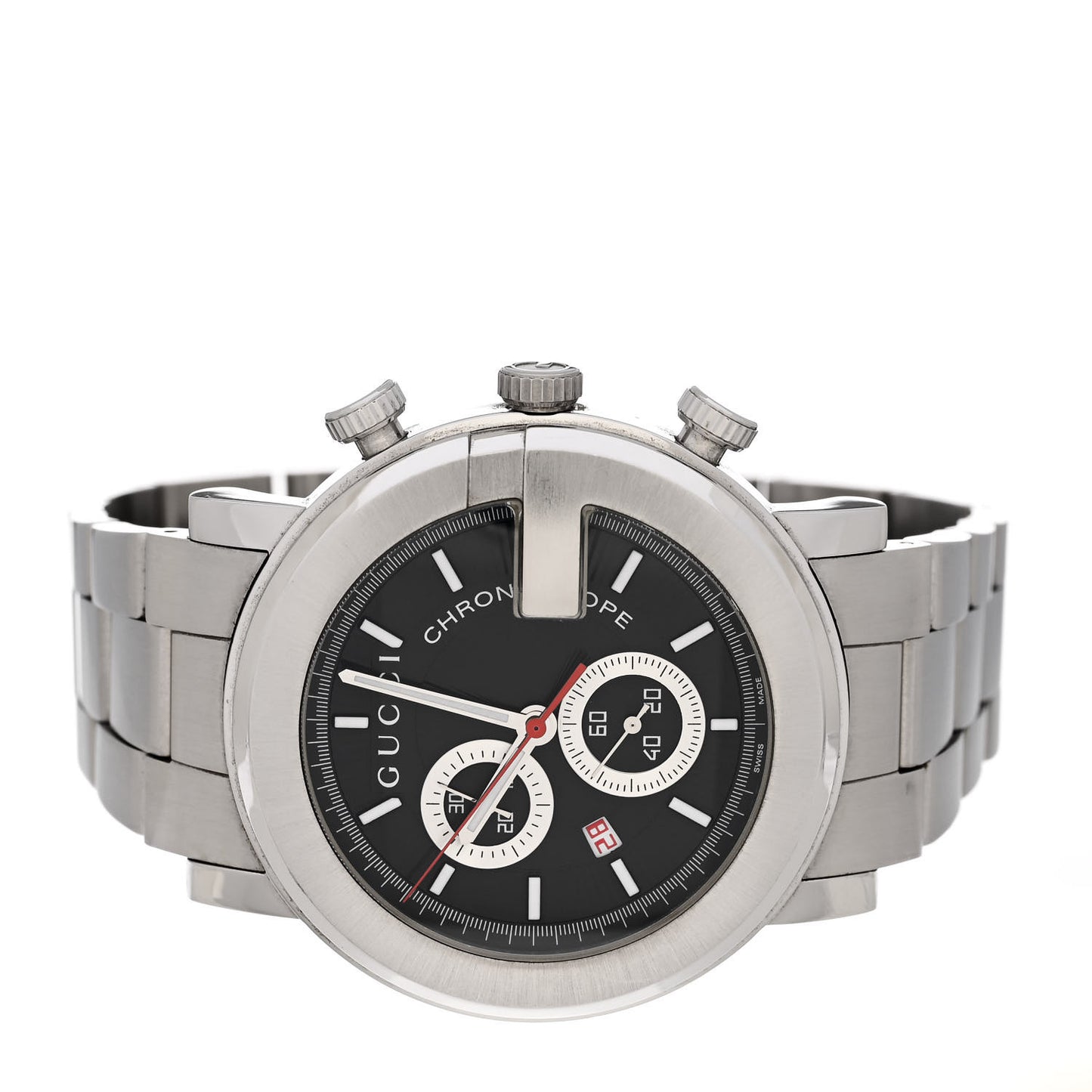 Stainless Steel 44mm 101M G-Chrono Chronoscope Quartz Watch Black