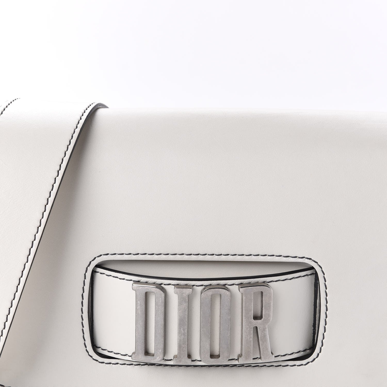 Christian Dior Smooth Calfskin Dio(r)evolution Flap Bag Off White 17 of 17