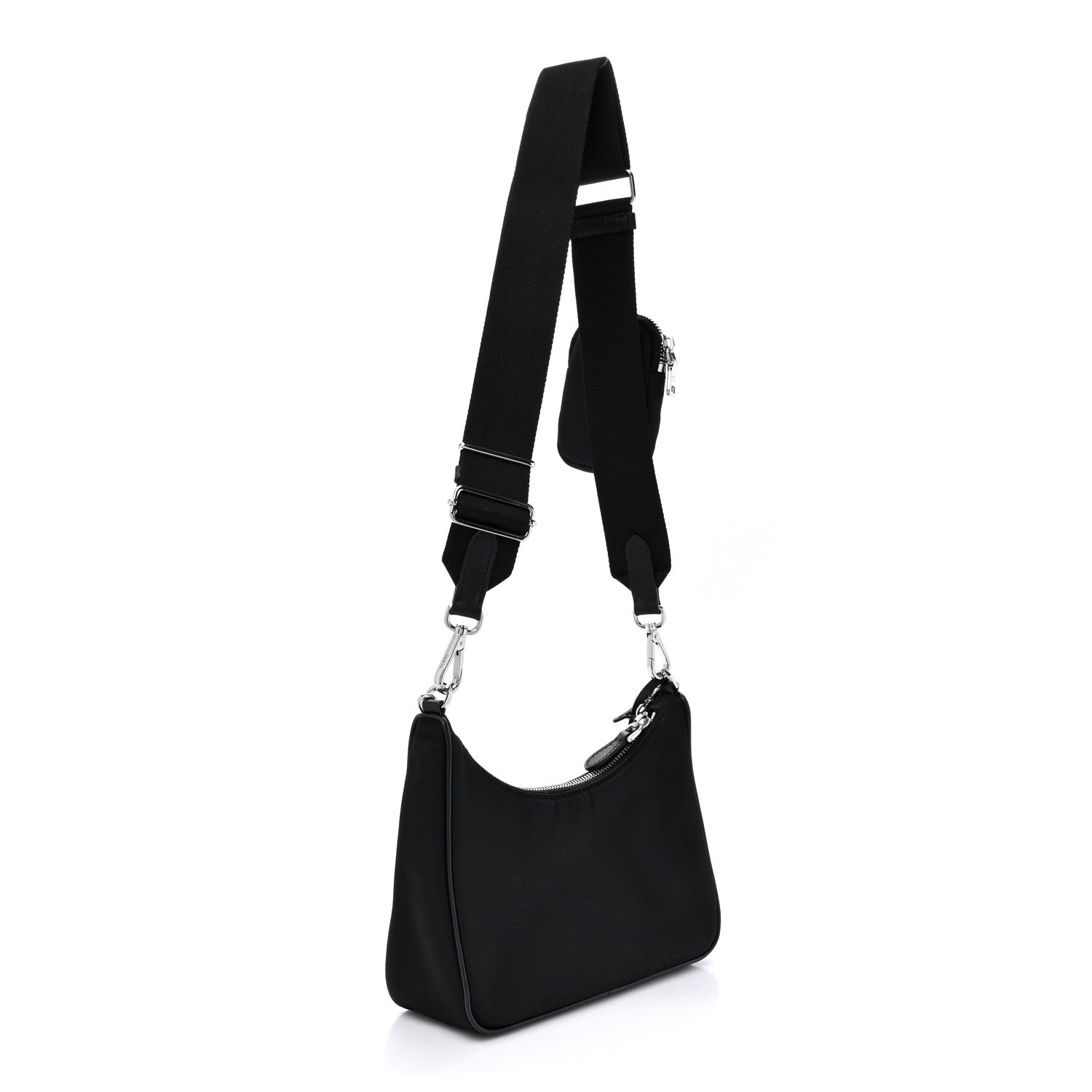 Prada Nylon Re-Edition 2005 Shoulder Bag Black 3 of 10