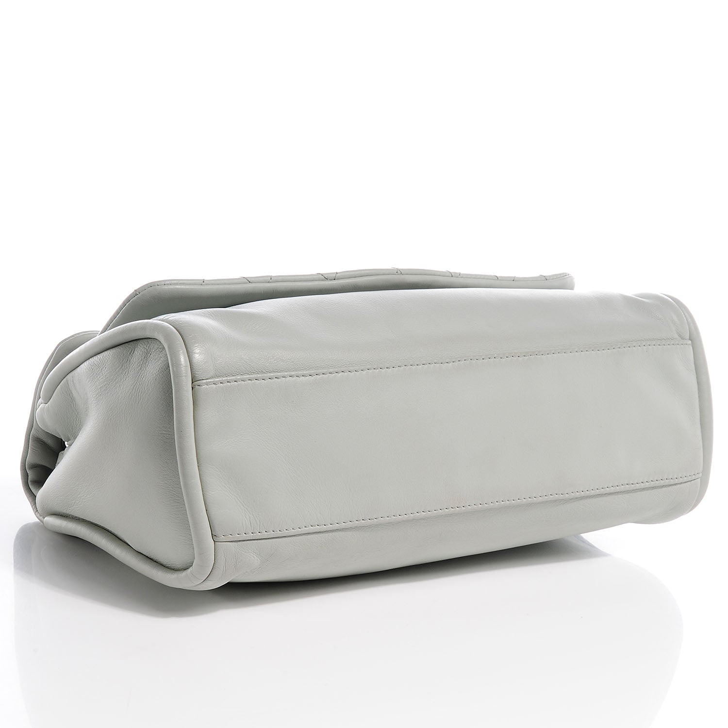 Chanel Lambskin Quilted Double Mademoiselle Flap Grey 4 of 7