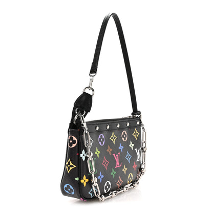 Louis Vuitton LV X TM Monogram Multicolor Pochette Accessories Black 3 of 10