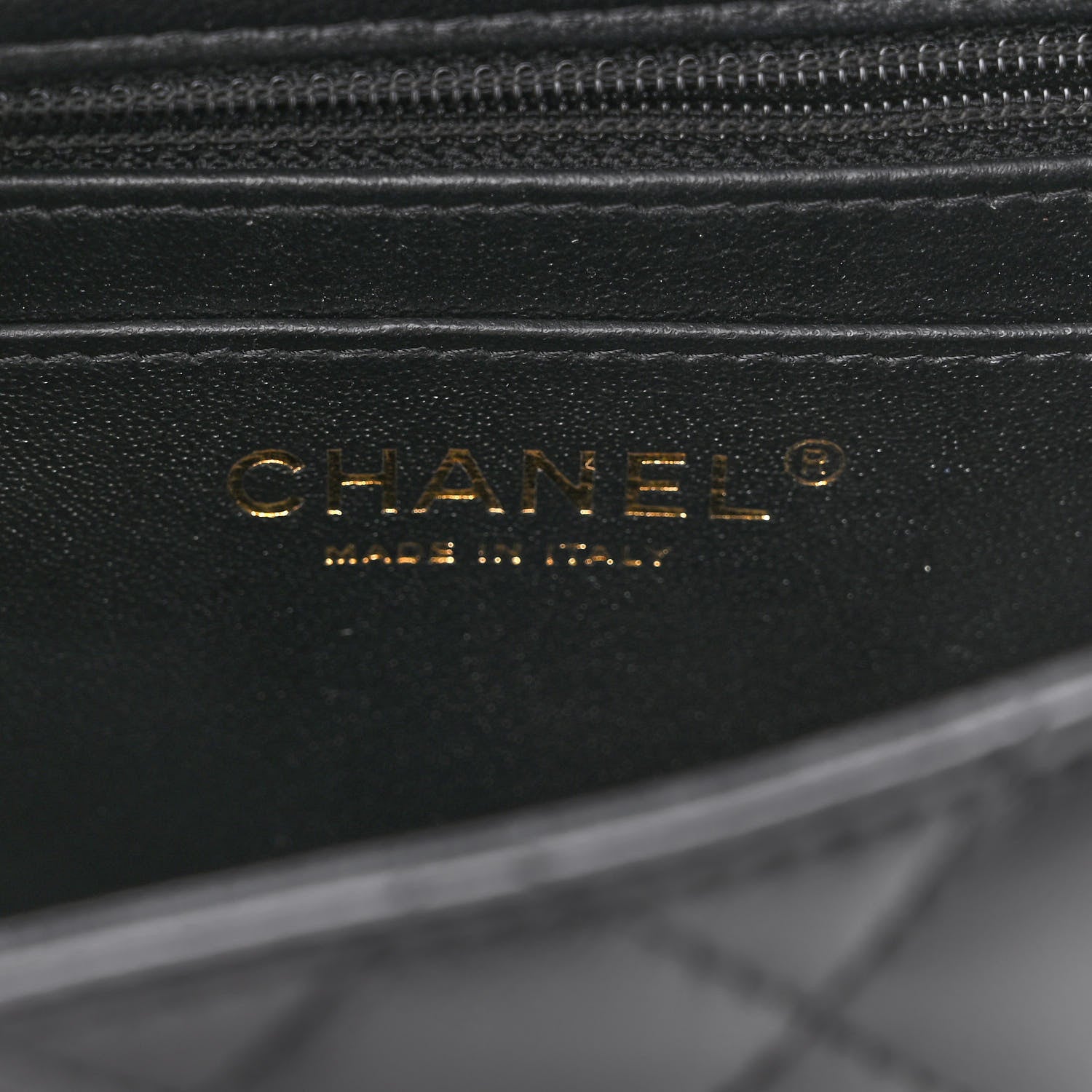 Chanel Lambskin Quilted Mini Square Flap Black 6 of 10