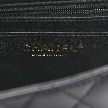 Chanel Lambskin Quilted Mini Square Flap Black 6 of 10